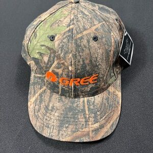 Gree Camouflage Baseball Cap - Orange Logo